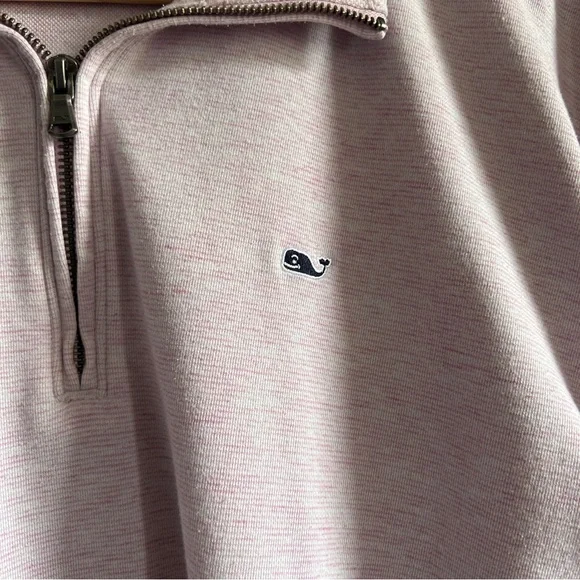 Vineyard Vines Quarter Zip Slubbed Knit Sweater - Picture 4 of 7